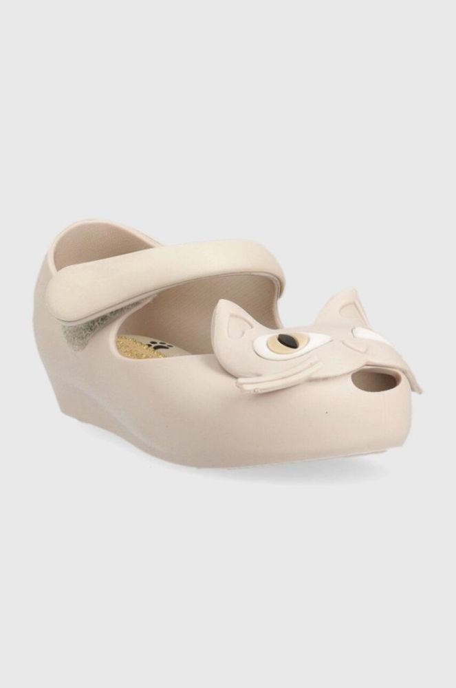 Дитячі балетки Melissa ULTRAGIRL II SP колір бежевий фото 3