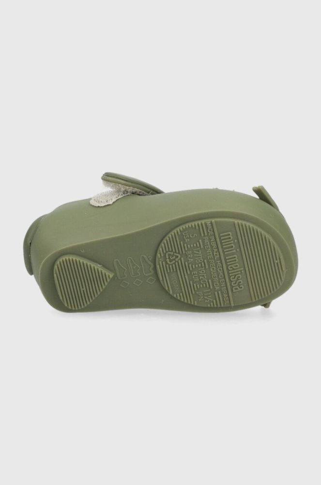 Дитячі балетки Melissa ULTRAGIRL II SP колір зелений фото 5