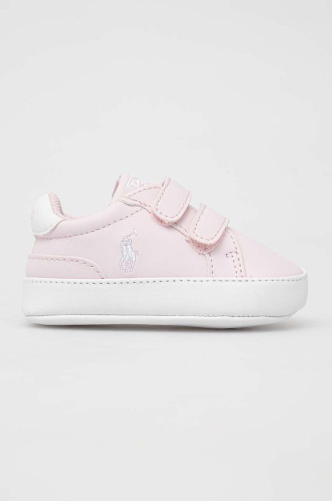 Черевики для немовля Polo Ralph Lauren колір рожевий (3507507)