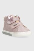 Дитячі замшеві туфлі Primigi колір рожевий (3466993)