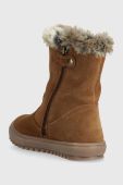 Дитячі замшеві зимові черевики Primigi колір коричневий (3657096)