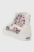 Дитячі кеди Vans SK8-Hi Reissue Side Zip колір рожевий