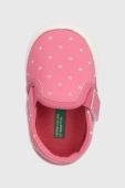Черевики для немовля United Colors of Benetton колір фіолетовий