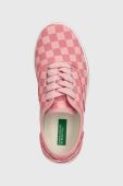 Дитячі кеди United Colors of Benetton колір рожевий