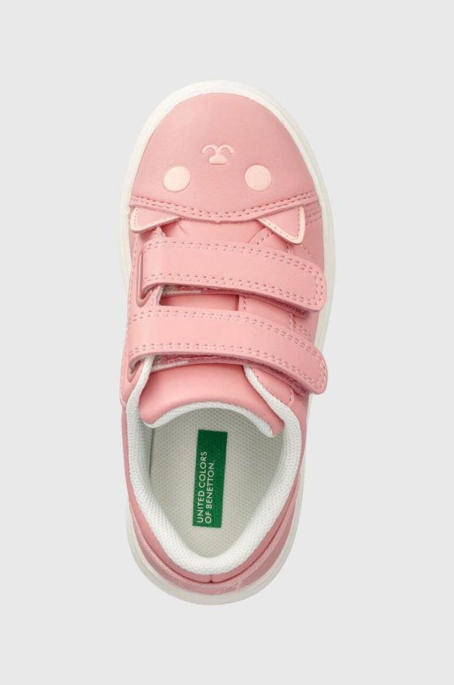 Дитячі кросівки United Colors of Benetton колір рожевий (3404051) фото 4