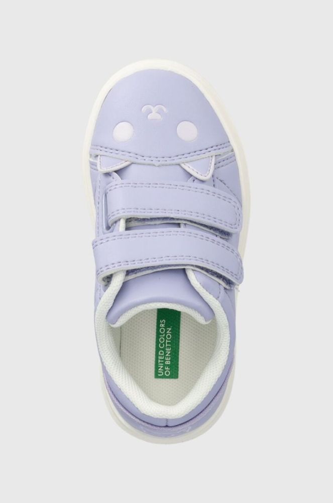 Дитячі кросівки United Colors of Benetton колір фіолетовий (3404061) фото 4