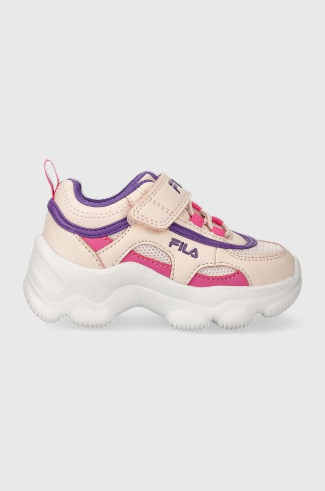 Дитячі кросівки Fila STRADA DREAMSTER velcro колір рожевий