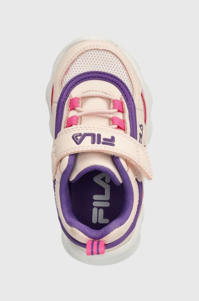 Дитячі кросівки Fila STRADA DREAMSTER velcro колір рожевий фото 4