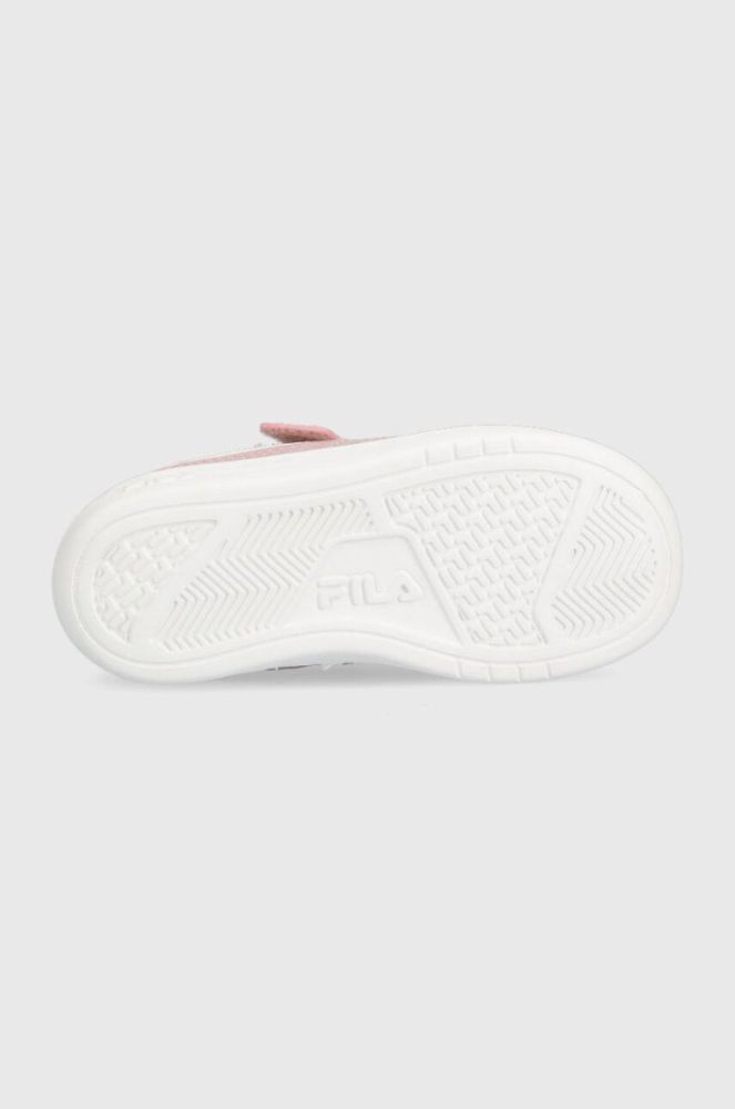 Дитячі кросівки Fila FXVENTUNO F velcro колір рожевий фото 5