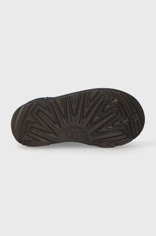 Дитячі замшеві чоботи UGG KIDS CLASSIC MINI II колір синій фото 5