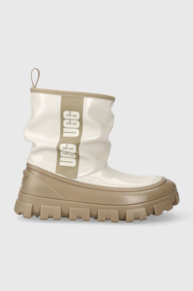 Дитячі чоботи UGG KIDS CLASSIC BRELLAH MINI колір бежевий