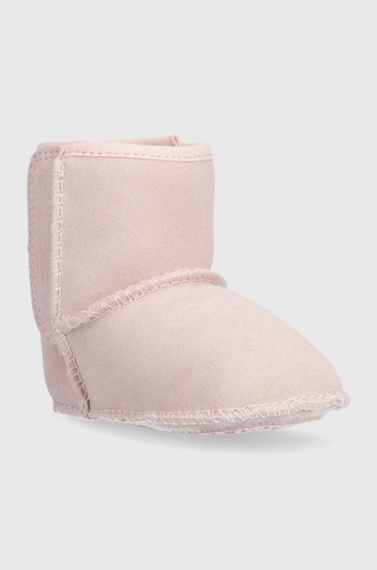 Дитячі замшеві чоботи UGG I BABY CLASSIC G колір рожевий фото 2