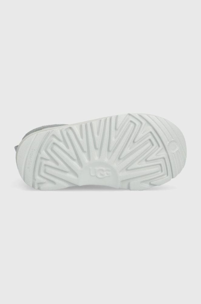 Дитячі чоботи UGG KIDS CLASSIC MINI MIRROR BALL колір срібний фото 5