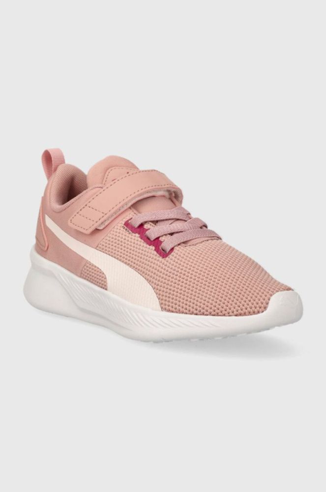 Дитячі кросівки Puma Flyer Runner V PS колір рожевий фото 2