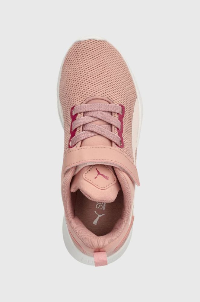 Дитячі кросівки Puma Flyer Runner V PS колір рожевий фото 4