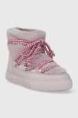 Дитячі шкіряні чоботи Inuikii колір фіолетовий (3651075)