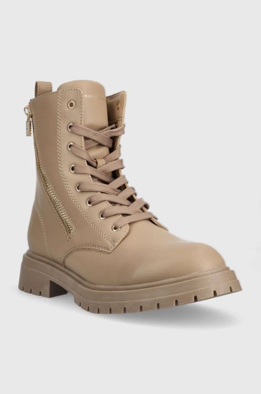 Дитячі черевики Tommy Hilfiger колір бежевий (3446676) фото 2