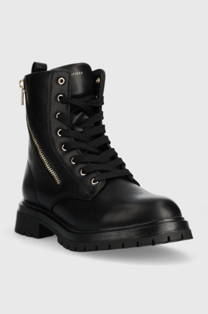 Дитячі черевики Tommy Hilfiger колір чорний (3446682) фото 2