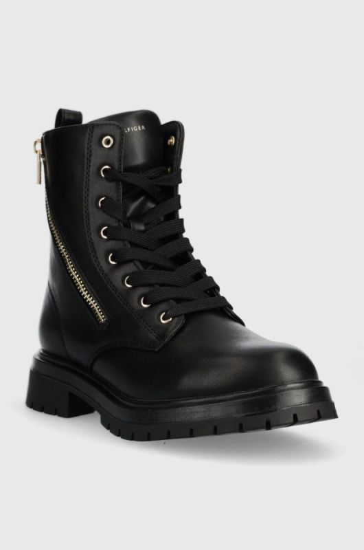 Дитячі черевики Tommy Hilfiger колір чорний (3446682) фото 2