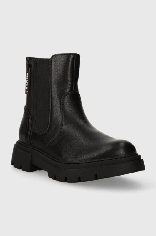 Дитячі черевики Tommy Hilfiger колір чорний (3446711) фото 2