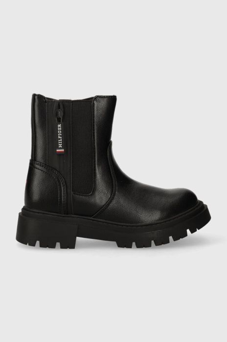 Дитячі черевики Tommy Hilfiger колір чорний (3446718) Дитячі черевики Tommy Hilfiger колір чорний (3446718)