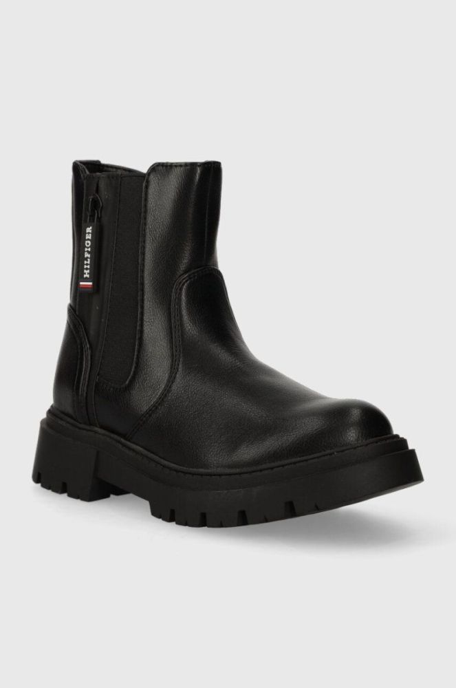 Дитячі черевики Tommy Hilfiger колір чорний (3446718) фото 2