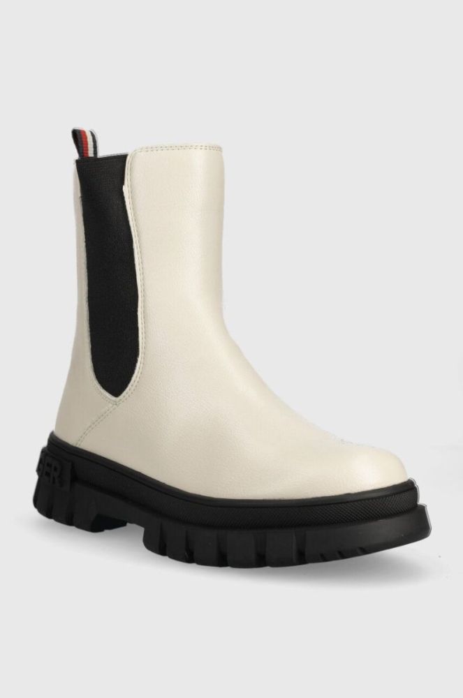 Дитячі черевики Tommy Hilfiger колір бежевий (3385930) фото 2