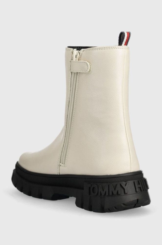 Дитячі черевики Tommy Hilfiger колір бежевий (3385930) фото 3