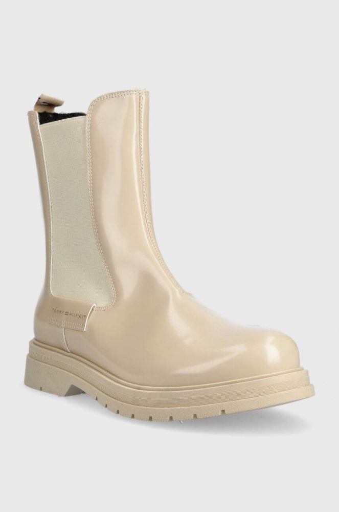 Дитячі черевики Tommy Hilfiger колір бежевий (3391304) фото 2