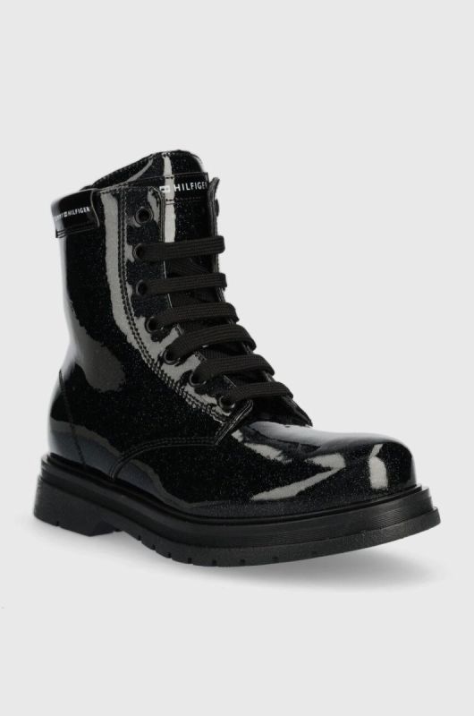 Дитячі черевики Tommy Hilfiger колір чорний (3391309) фото 2