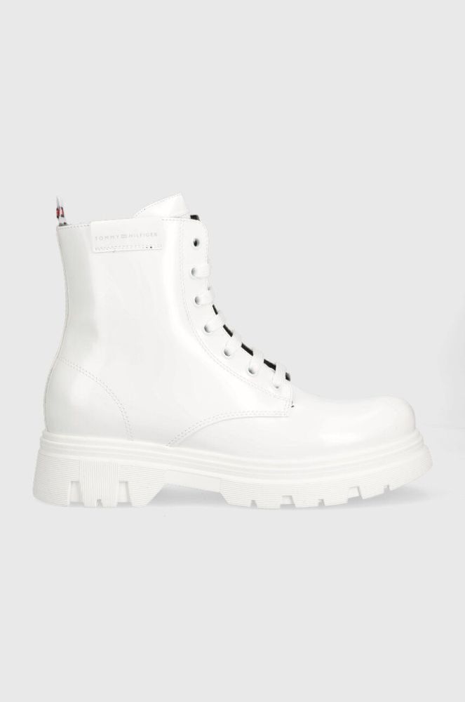 Дитячі черевики Tommy Hilfiger колір білий (3391326)