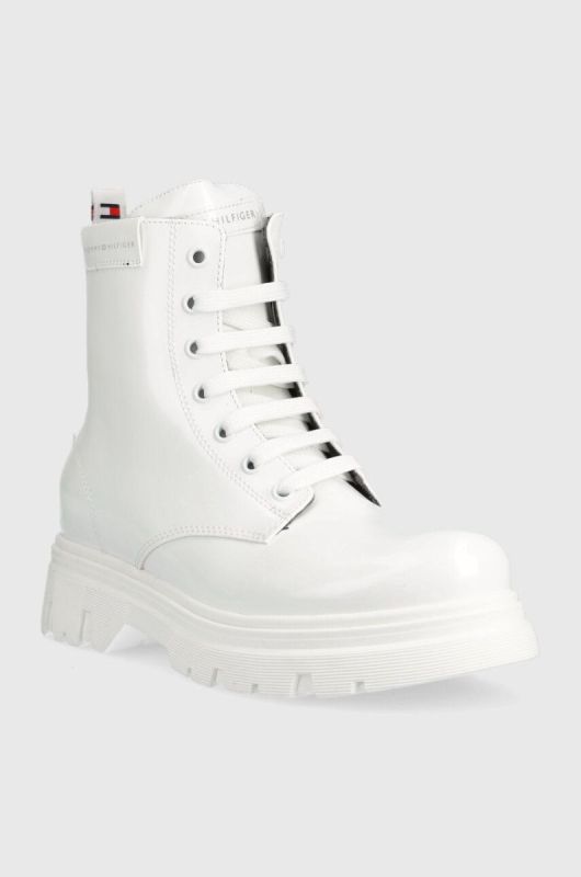 Дитячі черевики Tommy Hilfiger колір білий (3391326) фото 2