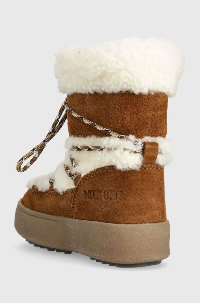 Дитячі чоботи Moon Boot 34300800 MB JTRACK SHEARLING колір бежевий фото 3