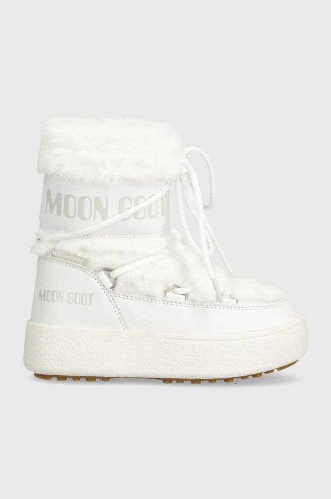 Дитячі чоботи Moon Boot 34300900 MB JTRACK FAUX FUR WP колір білий