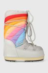 Дитячі чоботи Moon Boot 14027700 Moon Boot Icon Rainbow G колір білий Дитячі чоботи Moon Boot 14027700 Moon Boot Icon Rainbow G колір білий