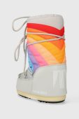 Дитячі чоботи Moon Boot 14027700 Moon Boot Icon Rainbow G колір білий