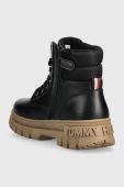 Дитячі черевики Tommy Hilfiger колір чорний (3528823)