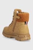 Дитячі черевики Tommy Hilfiger колір бежевий (3528829)