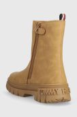 Дитячі черевики Tommy Hilfiger колір бежевий (3489953)