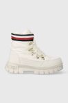 Дитячі зимові черевики Tommy Hilfiger колір білий Дитячі зимові черевики Tommy Hilfiger колір білий