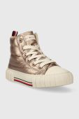 Дитячі кеди Tommy Hilfiger колір золотий (3446739)