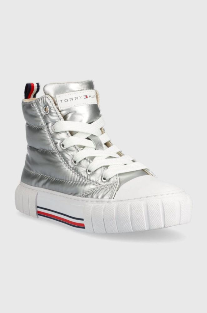 Дитячі кеди Tommy Hilfiger колір срібний (3446745) фото 2