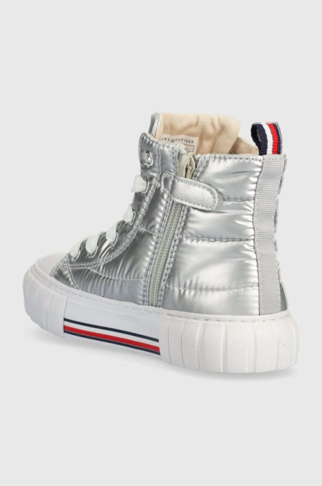 Дитячі кеди Tommy Hilfiger колір срібний (3446745) фото 3