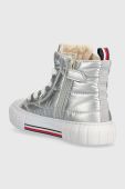 Дитячі кеди Tommy Hilfiger колір срібний (3446745)