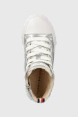 Дитячі кеди Tommy Hilfiger колір срібний (3446745)