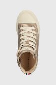 Дитячі кеди Tommy Hilfiger колір золотий (3446755)