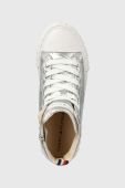 Дитячі кеди Tommy Hilfiger колір срібний (3446760)