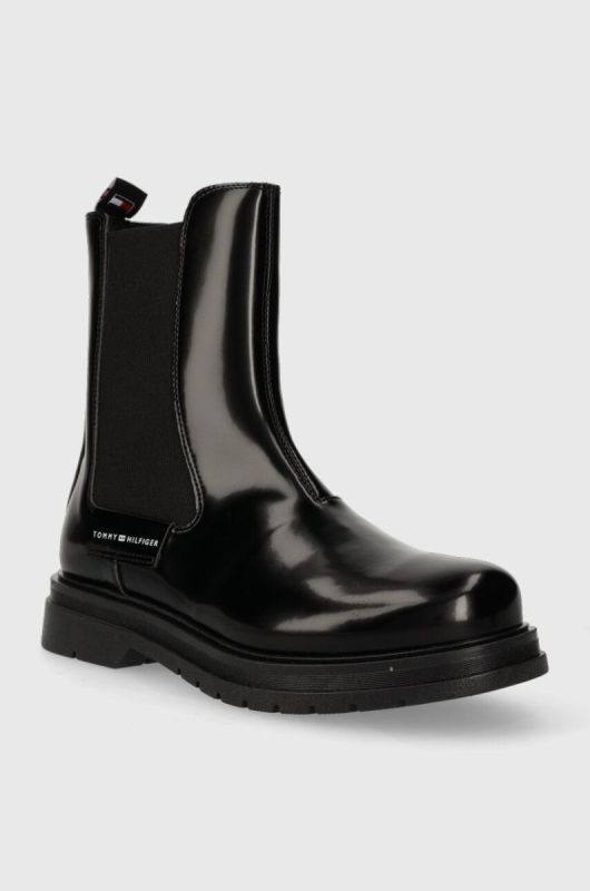 Дитячі черевики Tommy Hilfiger колір чорний (3446771) фото 2