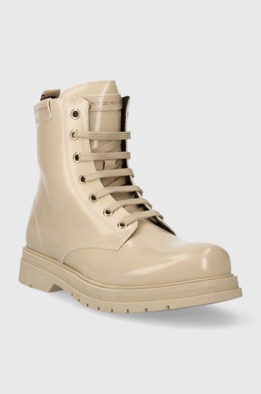 Дитячі черевики Tommy Hilfiger колір бежевий (3446782) фото 2