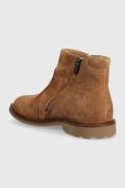 Дитячі замшеві черевики Pom D'api SISTER FEATHER колір коричневий (3556891)